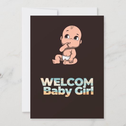 geboortefelicitatie feestdagenkaart (Voorkant)