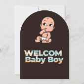 geboortefelicitatiekaarten kaart (Voorkant)