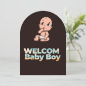 geboortefelicitatiekaarten kaart (Staand voorkant)