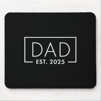 Geboortegeschenk Co. Grappig 1e keer papa est 2025 Muismat