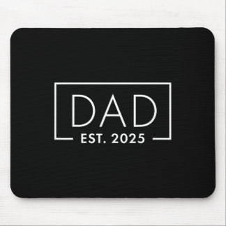 Geboortegeschenk Co. Grappig 1e keer papa est 2025 Muismat