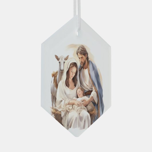 Geboorteglas Ornament (Voorkant Rechts)