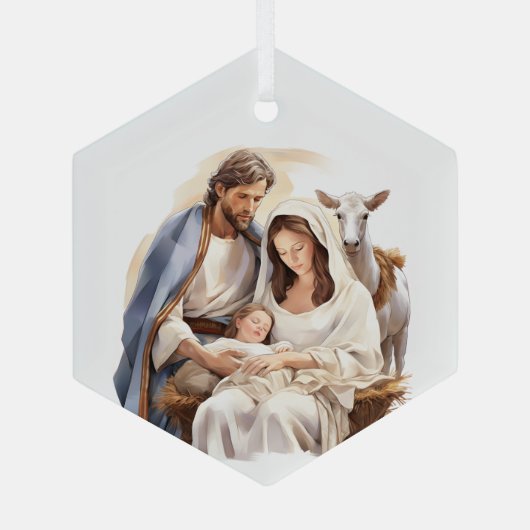 Geboorteglas Ornament (Achterkant)