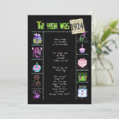 Geboortejaar 1924 kaart (Staand voorkant)