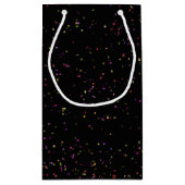 Geboortejaar 1941: Trivia op Black Small Gift Bag Klein Cadeauzakje (Achterkant)