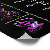 Geboortejaar 1942: Trivia op zwart Poster (Hoek)