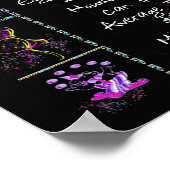 Geboortejaar 1953: Trivia op zwart Poster (Hoek)