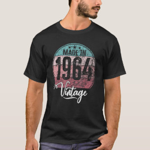 geboortejaar 1964 verjaardag van de geboorte t-shirt