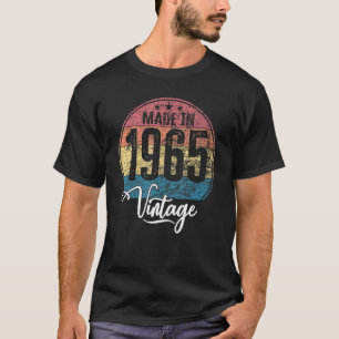  geboortejaar 1965 verjaardag van de geboorte t-shirt