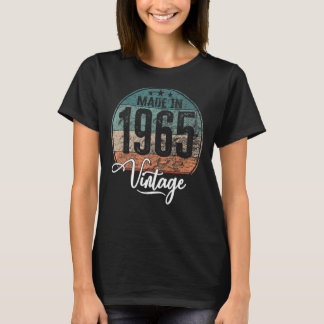 geboortejaar 1965 verjaardag van de geboorte t-shirt