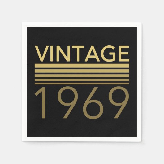 geboortejaar 1969 servet (Voorkant)