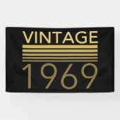 geboortejaar 1969 spandoek (Horizontaal)