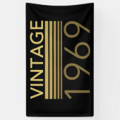  geboortejaar 1969 spandoek (Verticaal)