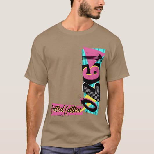 Geboortejaar 1970 verjaardag 80s 90s Limited Editi T-shirt (Voorkant)