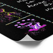 Geboortejaar 1972: Trivia op zwart Poster (Hoek)