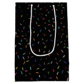 Geboortejaar 1985, vn Trivia, zwart Medium Cadeauzakje (Achterkant)