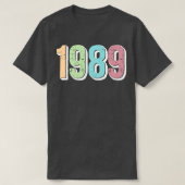 GEBOORTEJAAR 1989 T-SHIRT (Design voorkant)