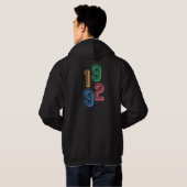 Geboortejaar - 1992 - 30e verjaardag Hoodie (Achterkant volledig)