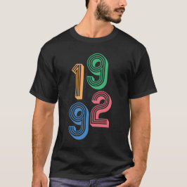 Geboortejaar - 1992 - 30e verjaardag t-shirt