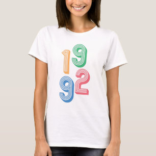 Geboortejaar - 1992 - 30e verjaardag T-Shirt
