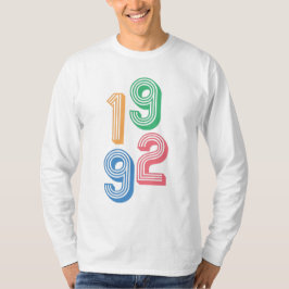 Geboortejaar - 1992 - 30e verjaardag T-Shirt