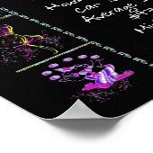 Geboortejaar 1993: Trivia op zwart Poster (Hoek)