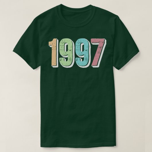 GEBOORTEJAAR 1997 T-SHIRT (Design voorkant)