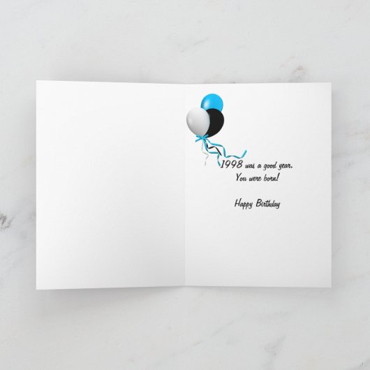 Geboortejaar 1998 kaart (Binnen)