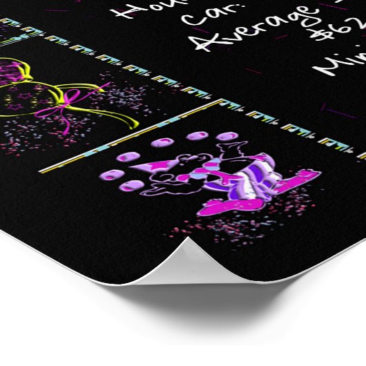 Geboortejaar 1999: Trivia op zwart Poster (Hoek)