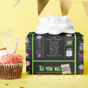 Geboortejaar 2001: Trivia Cadeaupapier