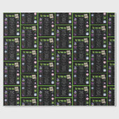 Geboortejaar 2001: Trivia Cadeaupapier (Vlak)