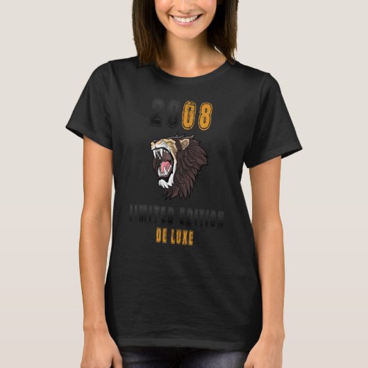 Geboortejaar 2008 2008 t-shirt (Voorkant)