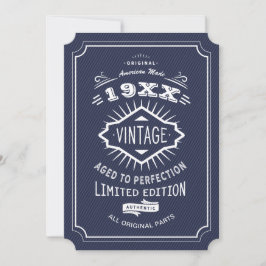  geboortejaar Blauwe Dag Kaart