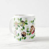 Geboortejaar: Boom PHOTO Collage Birthday Koffiemok (Voorkant links)