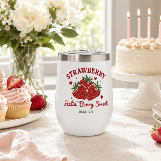 Geboortejaar en Monogram Berry Sweet
