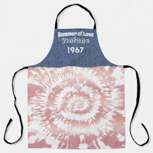 Geboortejaar Hippie Tie Dye All-over Print Schort