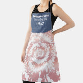 Geboortejaar Hippie Tie Dye All-over Print Schort (Insitu)