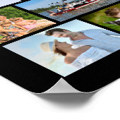 Geboortejaar in het 59-fotocollage poster (Hoek)