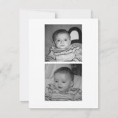 Geboortejaar - Meisje Aankondiging (Achterkant)