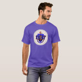 Geboortejaar van de staat Massachusetts Oversized T-shirt (Voorkant volledig)