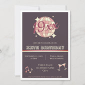 geboortejaar verjaardagsfeest Uitnodiging (Voorkant)