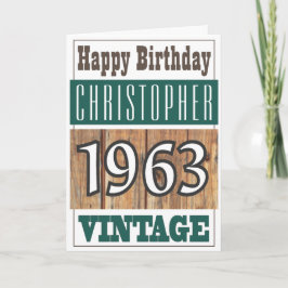 Geboortekaart 1963 kaart