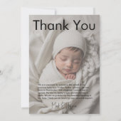 Geboortekaartje in Baby Magazine Aankondiging (Achterkant)