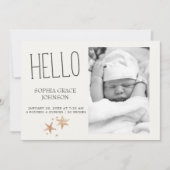 Geboortekaartje voor baby met boerderijdieren kaart (Voorkant)