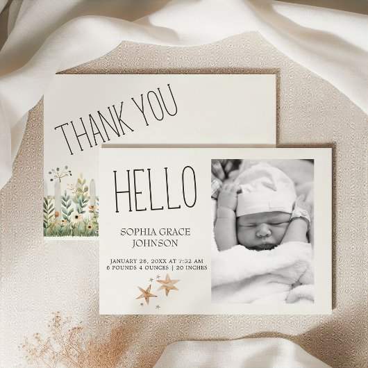 Geboortekaartje voor babys met boerderijdiertjes kaart