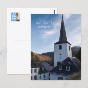 Geboortekerk, Esch-sur-Sure, Luxemburg Briefkaart