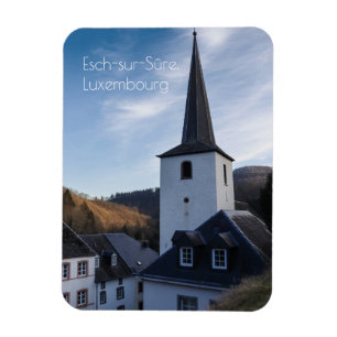 Geboortekerk, Esch-sur-Sure, Luxemburg Magneet