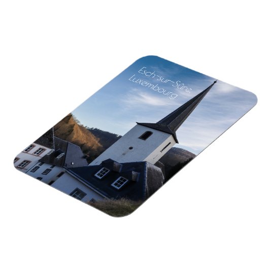 Geboortekerk, Esch-sur-Sure, Luxemburg Magneet (Linkerzijde)