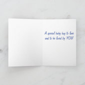 GEBOORTEL VAN UW ***BABY BOY*** CONGRATULATIES KAART (Binnen)