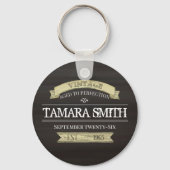  geboorteleeftijd tot perfecte legant sleutelhanger (Voorkant)